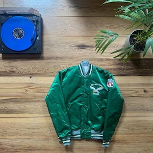 Philadelphia Eagles Satin Starter Jacket - Size Medium