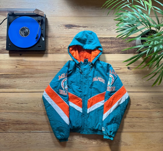 ドルフィンズ ジャケット STARTER  アメフト NFL Vintage 90's NFL Miami Dolphins Starter Jacket Pro Line Pullover