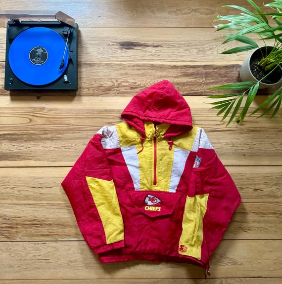 Kansas City Chiefs Starter Jacket - Size Medium - Etsy