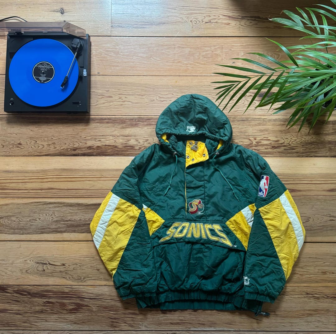 Seattle Supersonics Starter Jacket NBA - Size Large - Etsy