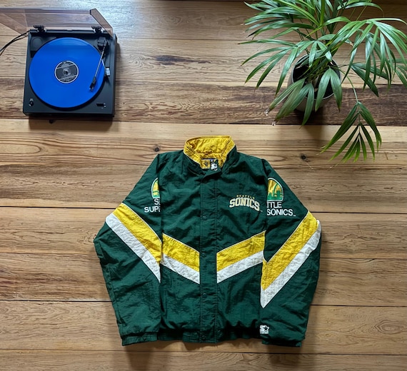 Seattle Supersonics Starter Jacket NBA - Size XL - Etsy