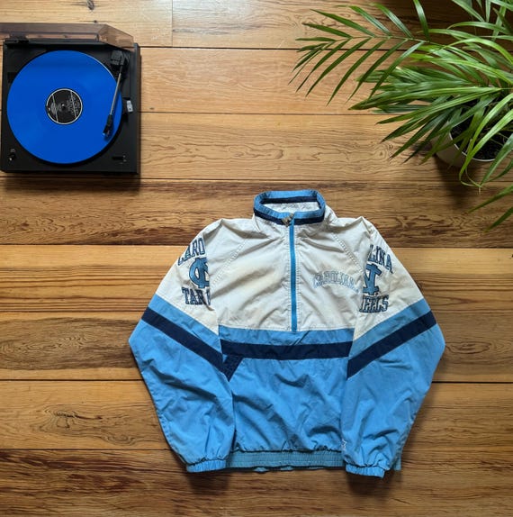 ウォームアップウェア 90s Starter North Carolina Vintage 90s AOP NCAA North Carolina Tar Heels Starter Parka Jacket