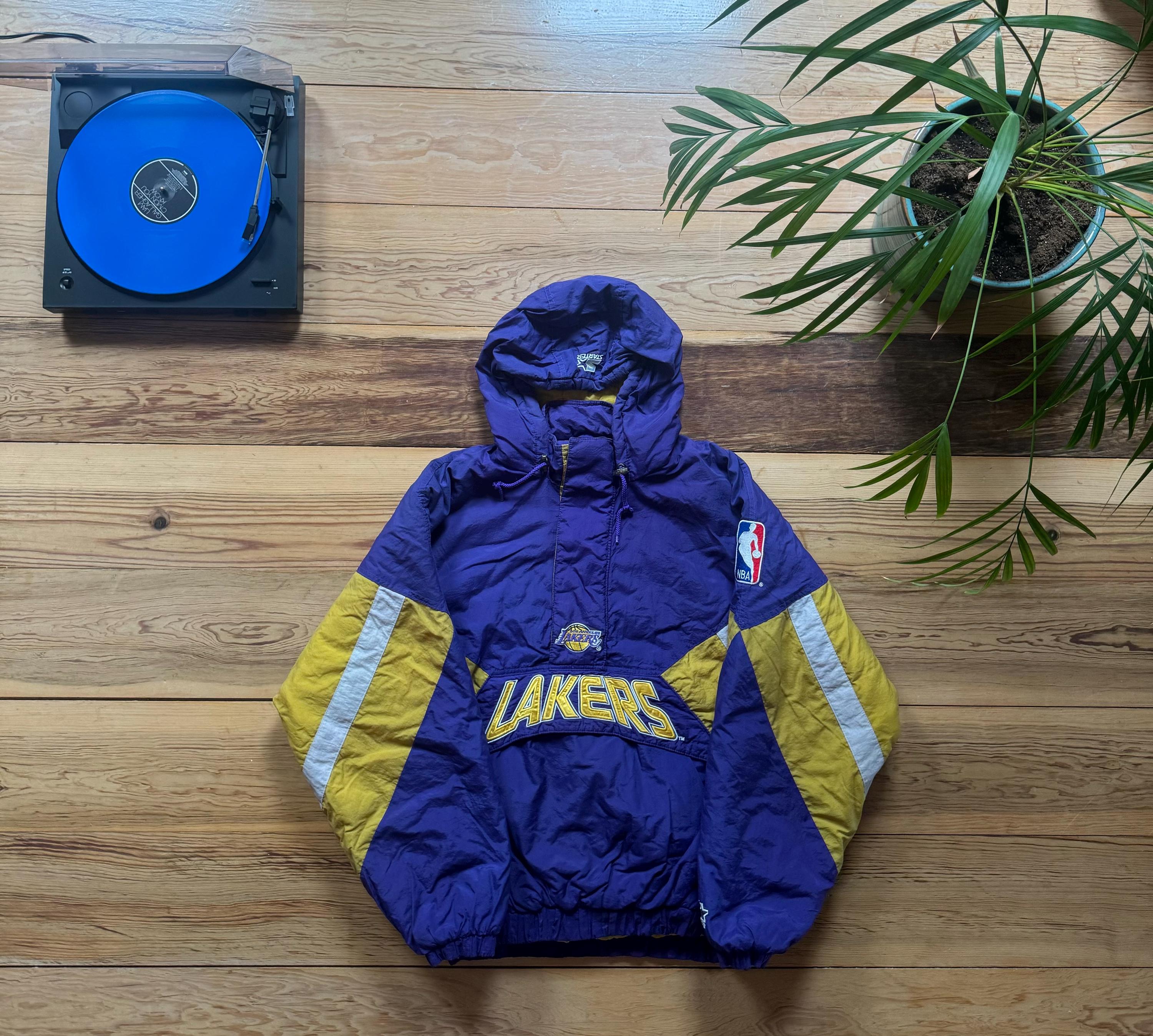 Starter Lakers Jacket - Etsy