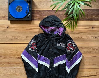 Large 90s Charlotte Hornets Starter Windbreaker | Vintage Large 90s Charlotte Hornets Starter Windbreaker | Vintage
