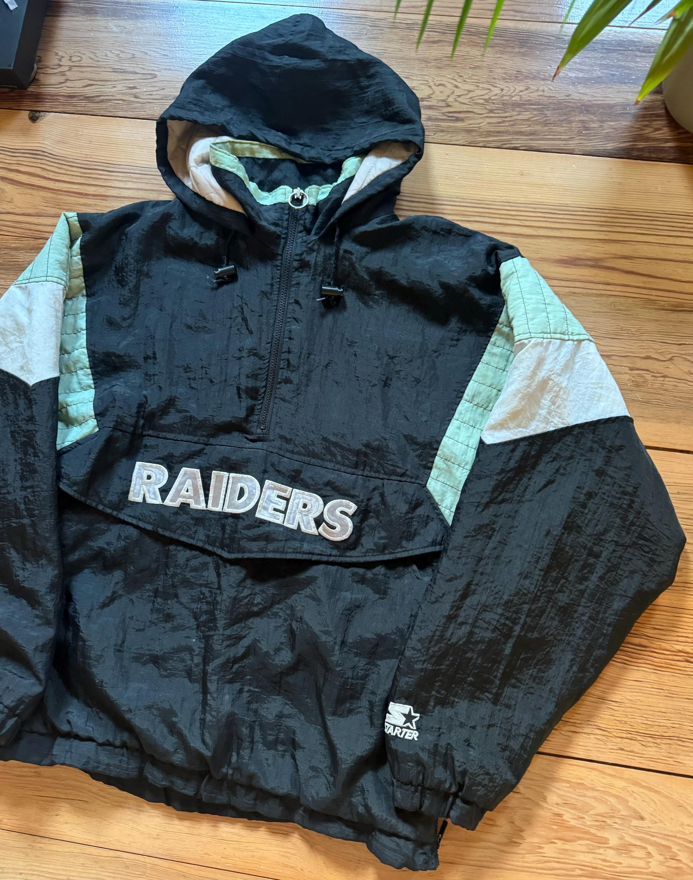 Oakland Raiders (las Vegas) Starter Jacket - Size XL - Etsy Canada