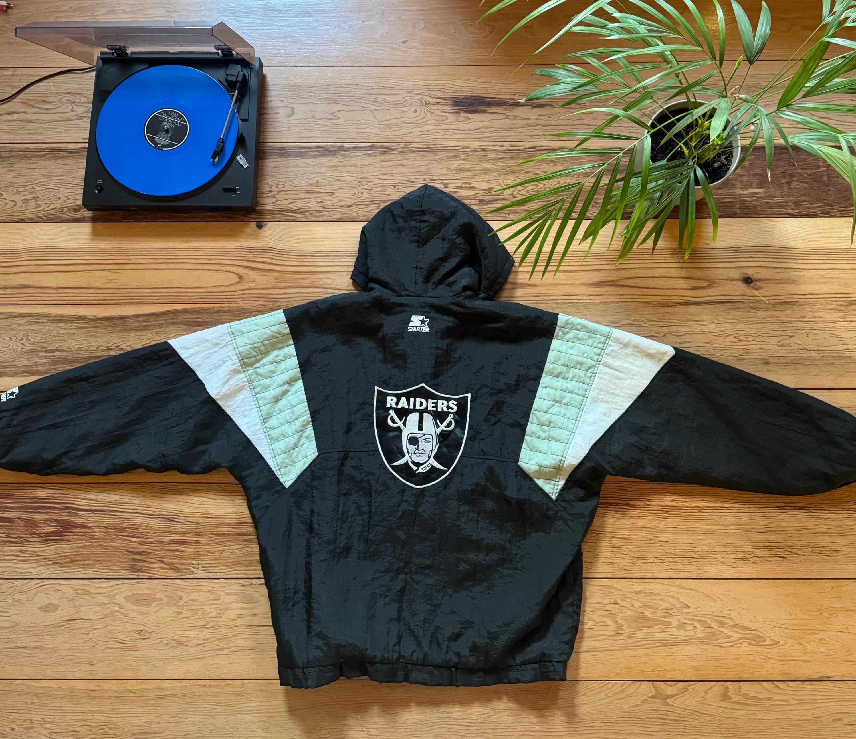 Oakland Raiders (las Vegas) Starter Jacket - Size XL - Etsy