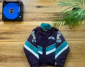 Anaheim Ducks Mighty Ducks Starter Jacket - Size XL - Etsy