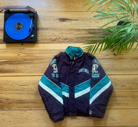 Anaheim Ducks Mighty Ducks Starter Jacket - Size Medium - Etsy