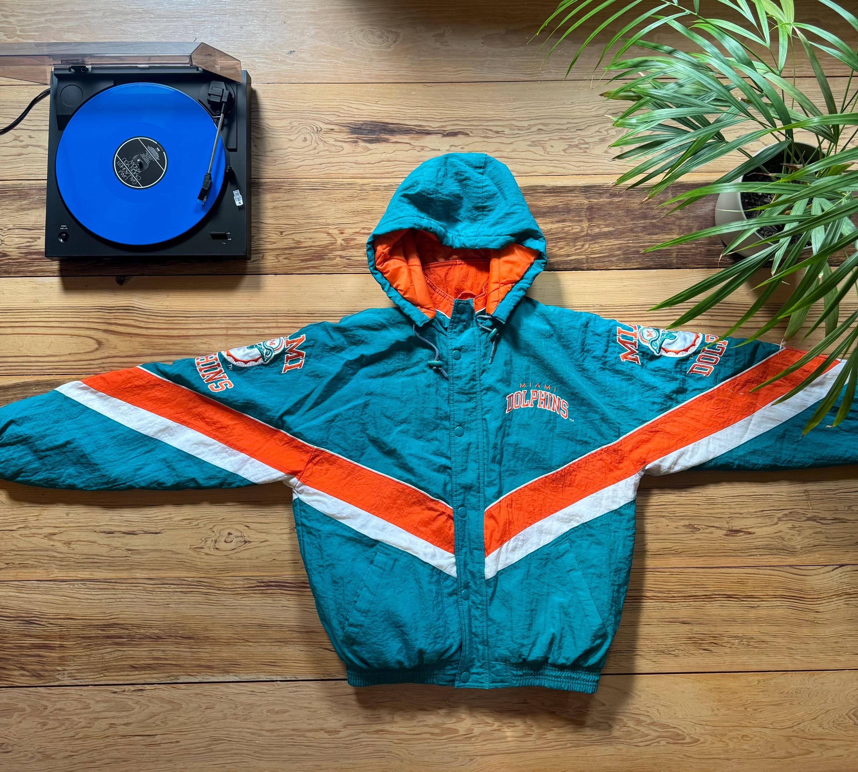 Miami Dolphins Starter Jacket - Size Medium - Etsy