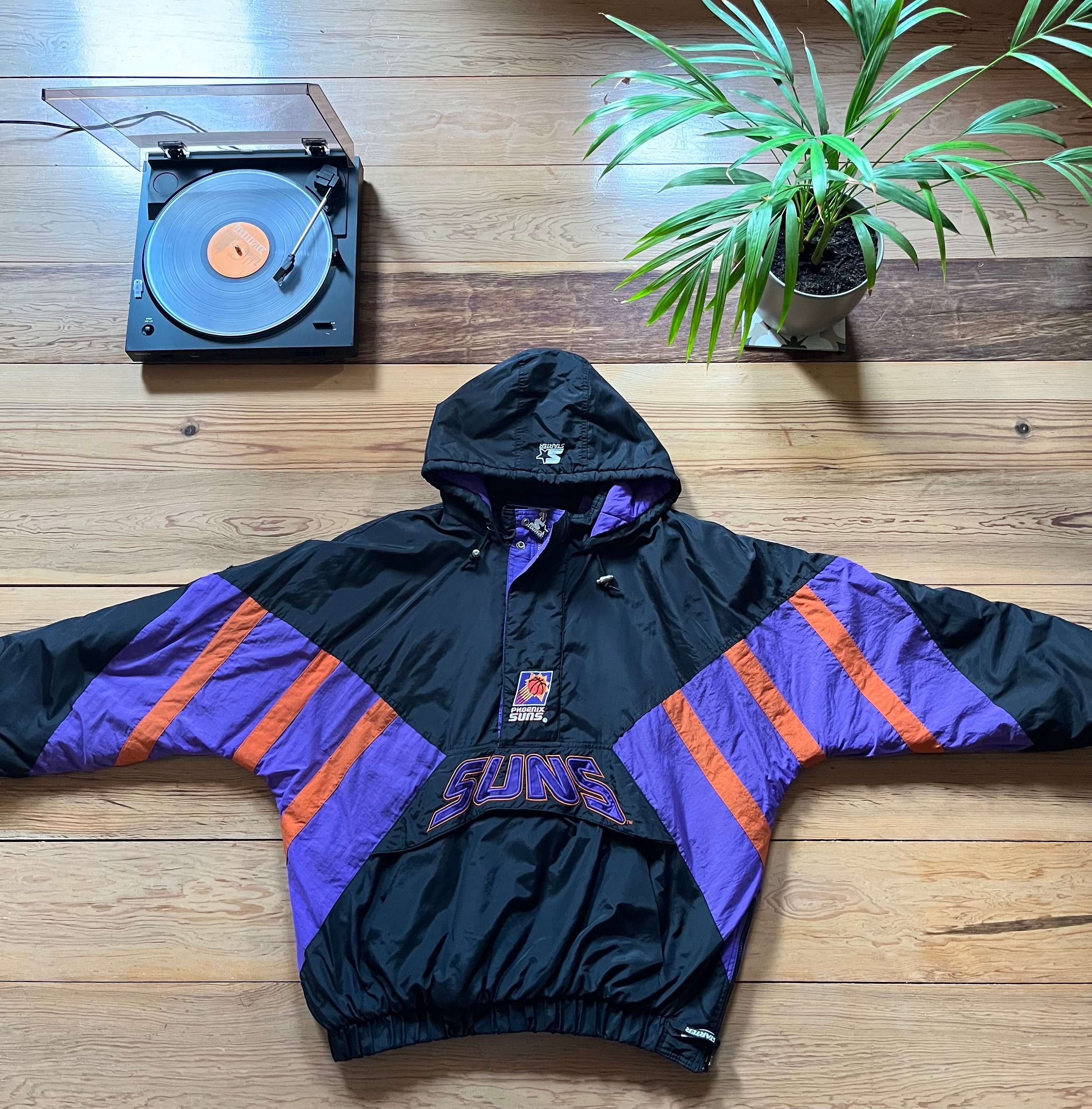 Phoenix Suns: 1990's Fullzip Starter Windbreaker (L) – National