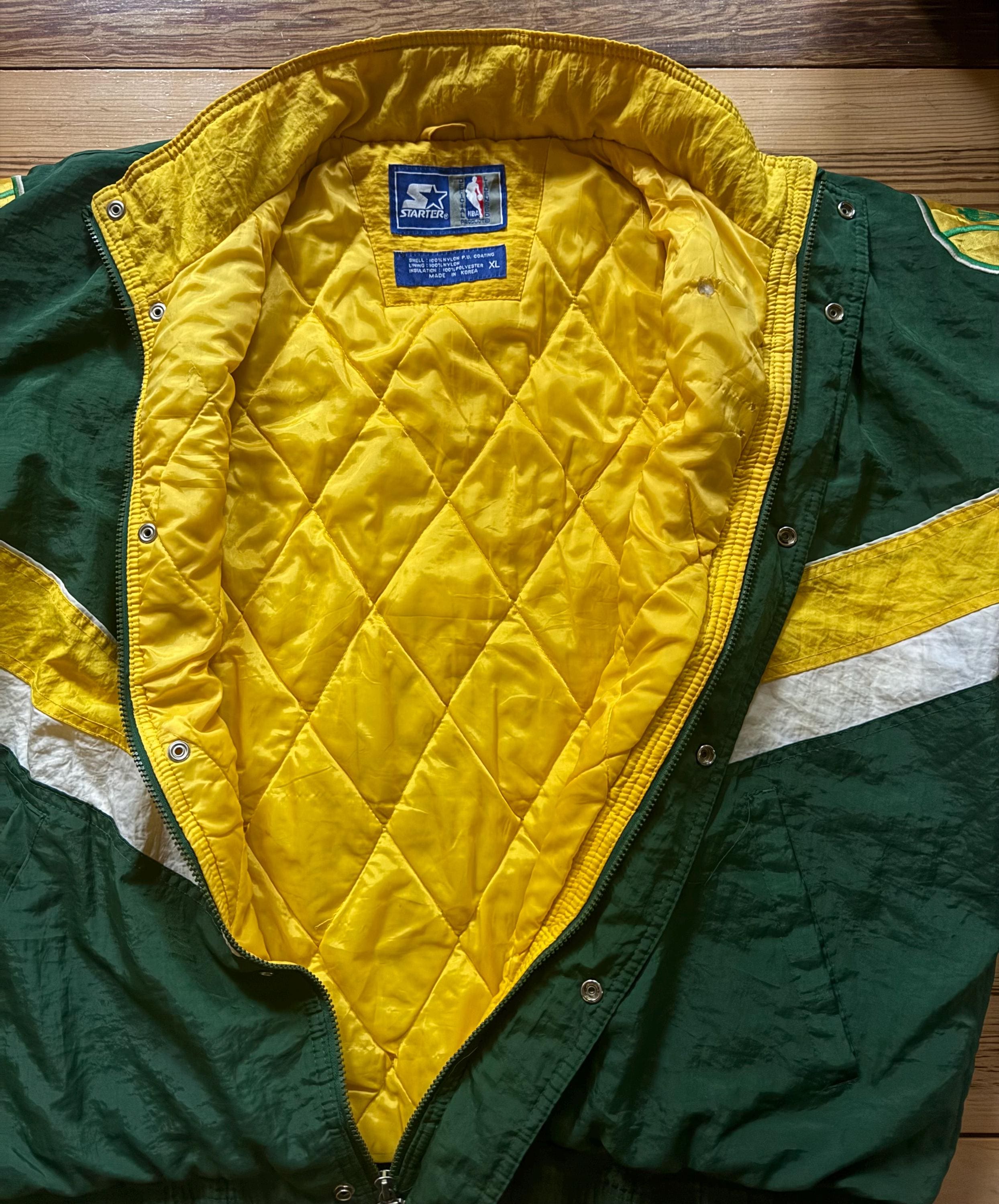 Seattle Supersonics Starter Jacket NBA - Size XL - Etsy