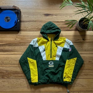 Vintage Starter Pro Line Green Bay Packers NFL Full Zip Vintage Starter Pro Line Green Bay Packers NFL Full Zip