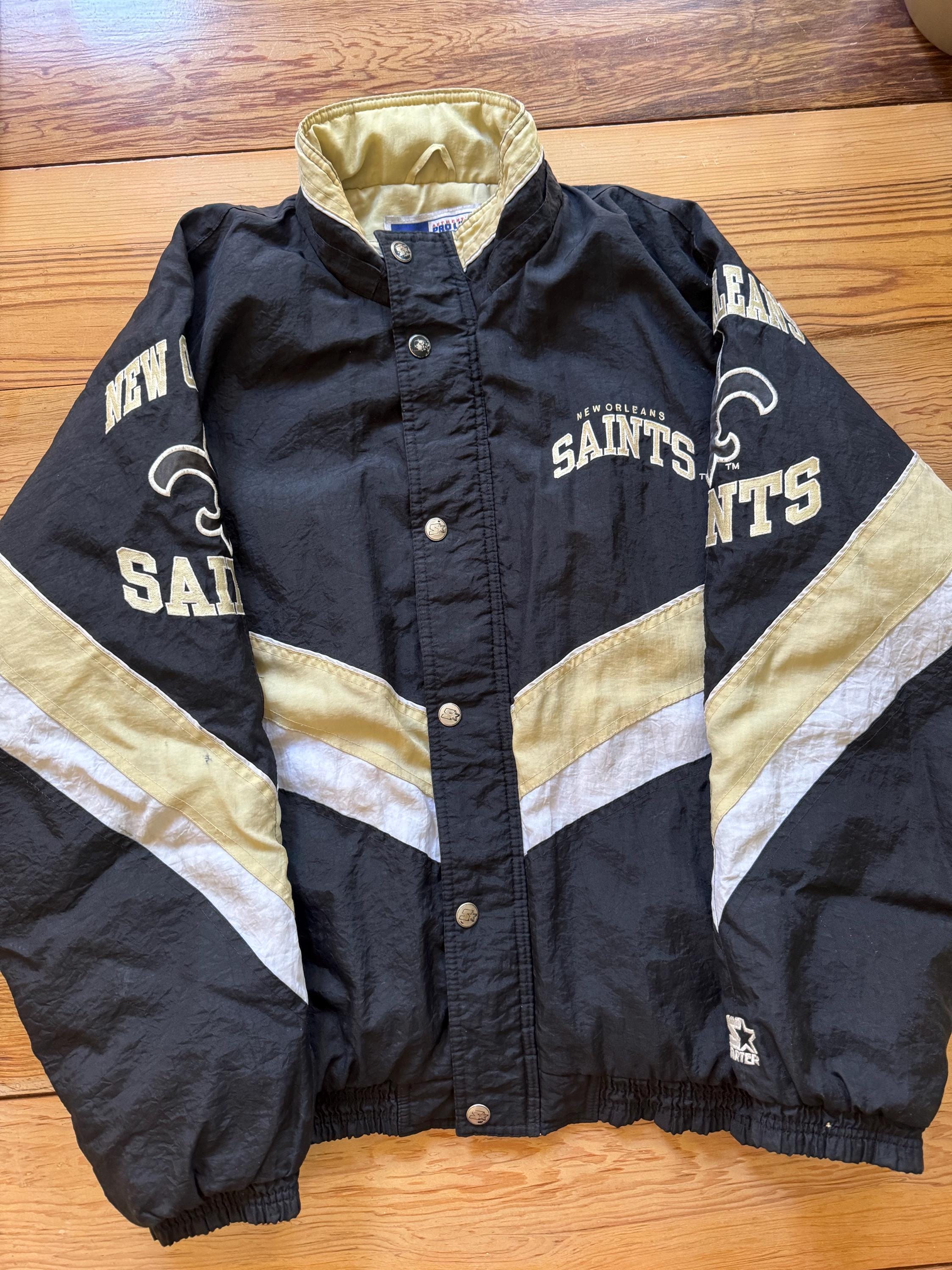 New Orleans Saints Starter Jacket - Size Large - Etsy