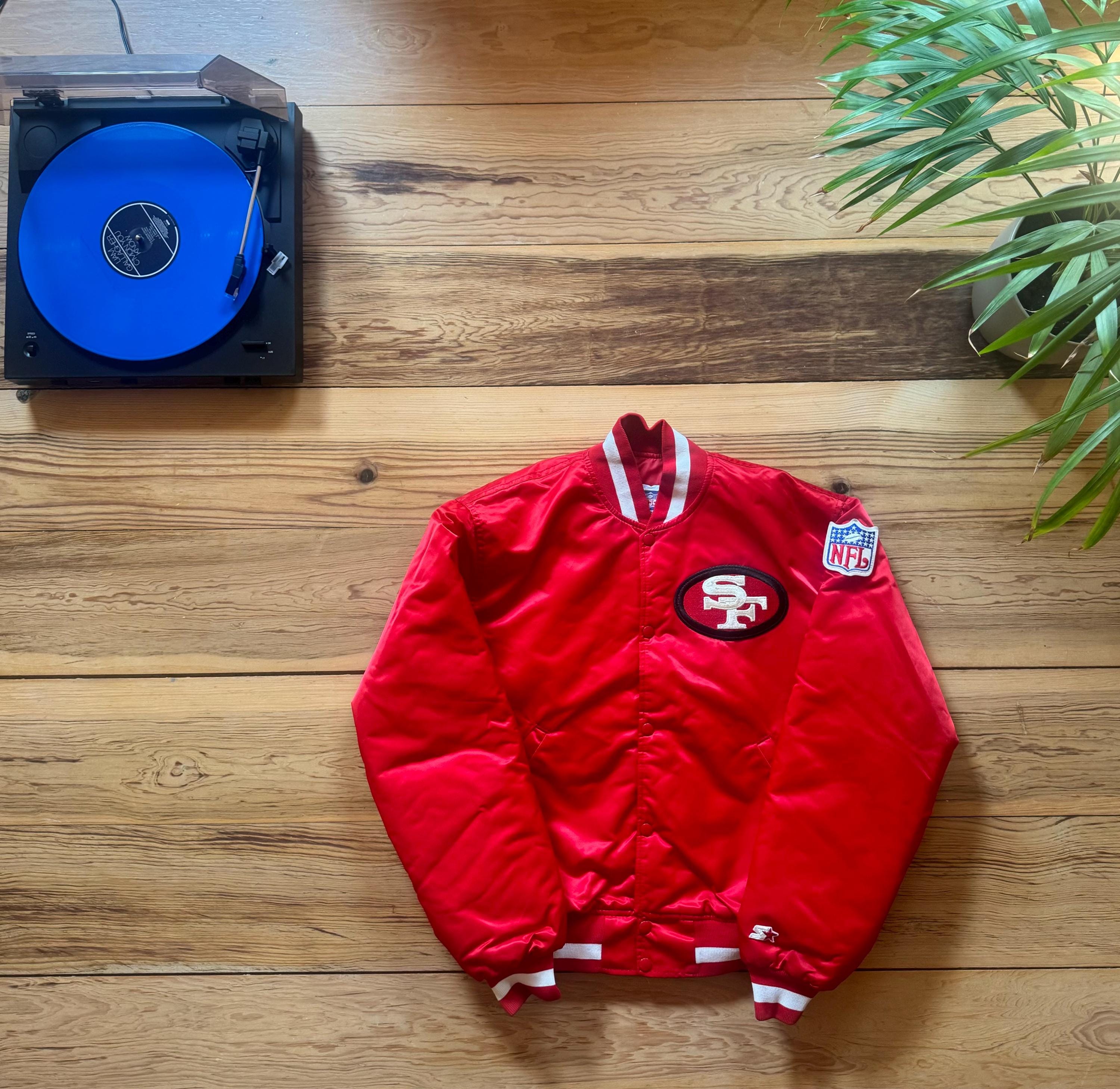 サンフランシスコ 49ers サテン スターター ジャケット - Lサイズ