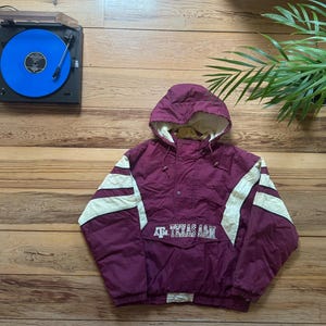 Texas A&M Starter Jacket - Size Large - Etsy