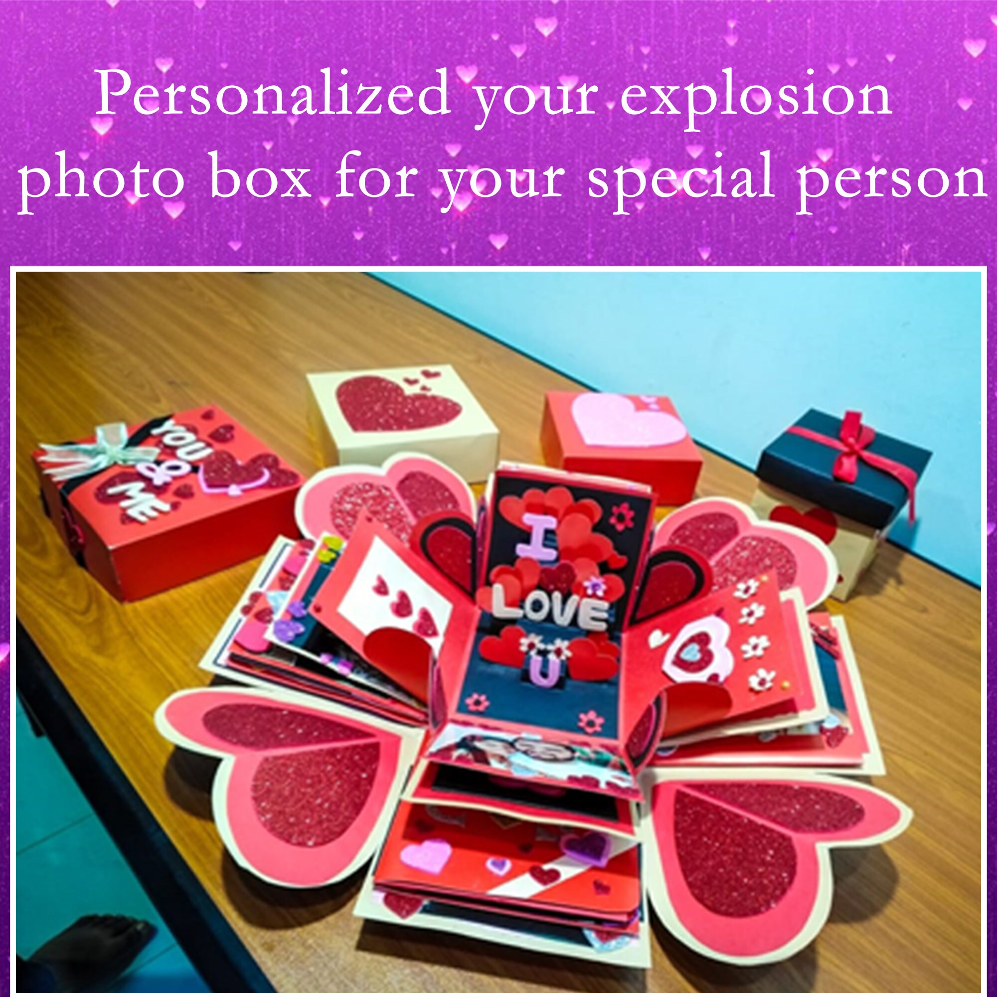 Personalize Your Explosion Gift Box Etsy
