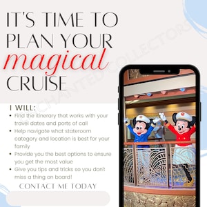 Social media cruise posts for magical travel agents