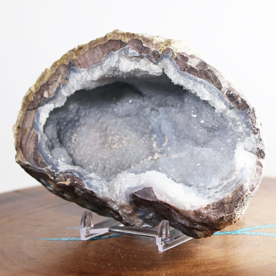 Dugway Geode Large Chambered Crystal Mineral Fluorescent From Utah - Etsy