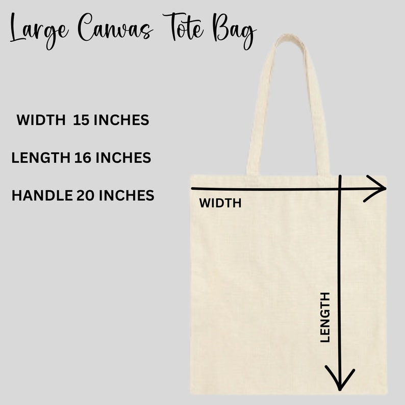 Custom Name Tote Bag Personalized Name School Bag Customized Name Shopping Bag Eco Friendly