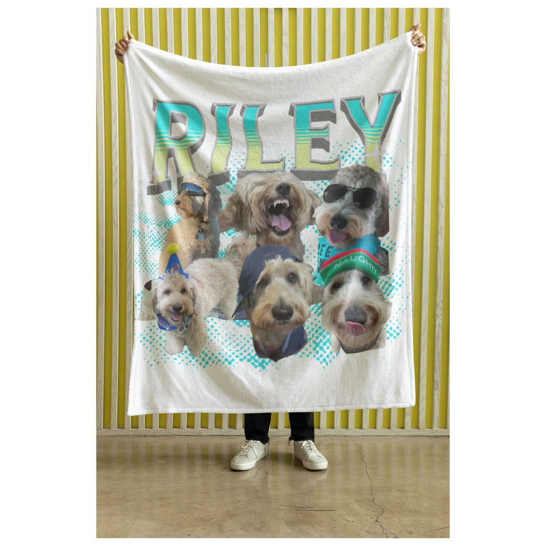 Custom Blanket for Dog, Dog Name Blanket, Gift for Dog Lover