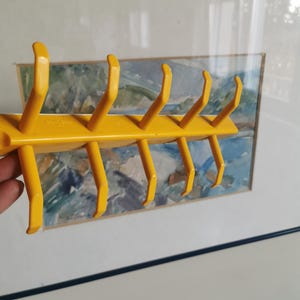 Vintage Plastic Coat Rack  Con&Con Italy /Mid Century Wall Coat Rack/Vintage  Wall Hanger /Retro Wall Coat Rack/Home Decor /Retro Wall Rack