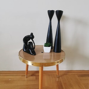 Vintage flower stand/Vintage side table/Mid-Century Plant stand, 70s/