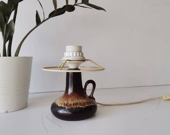 Vintage Germany Fat Lava Ceramic Lamp From ARO-1960s/Mid Century Ceramic lamp/Home Lighting /Retro light /Ceramic table lamp /Home Decor