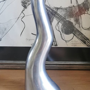 Vintage Anna Everlund candlestick / Scandinavian candlestick/Aluminum Candlestick by Anna Everlund/Home Decor