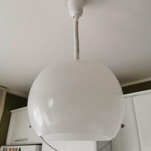 Vintage Plastic Pendant Lamp from 70s / Mid Century Pendant Lamp /Home Lighting /Retro Pendant Lamp /Space Age Light /Space Age Pendant Lamp