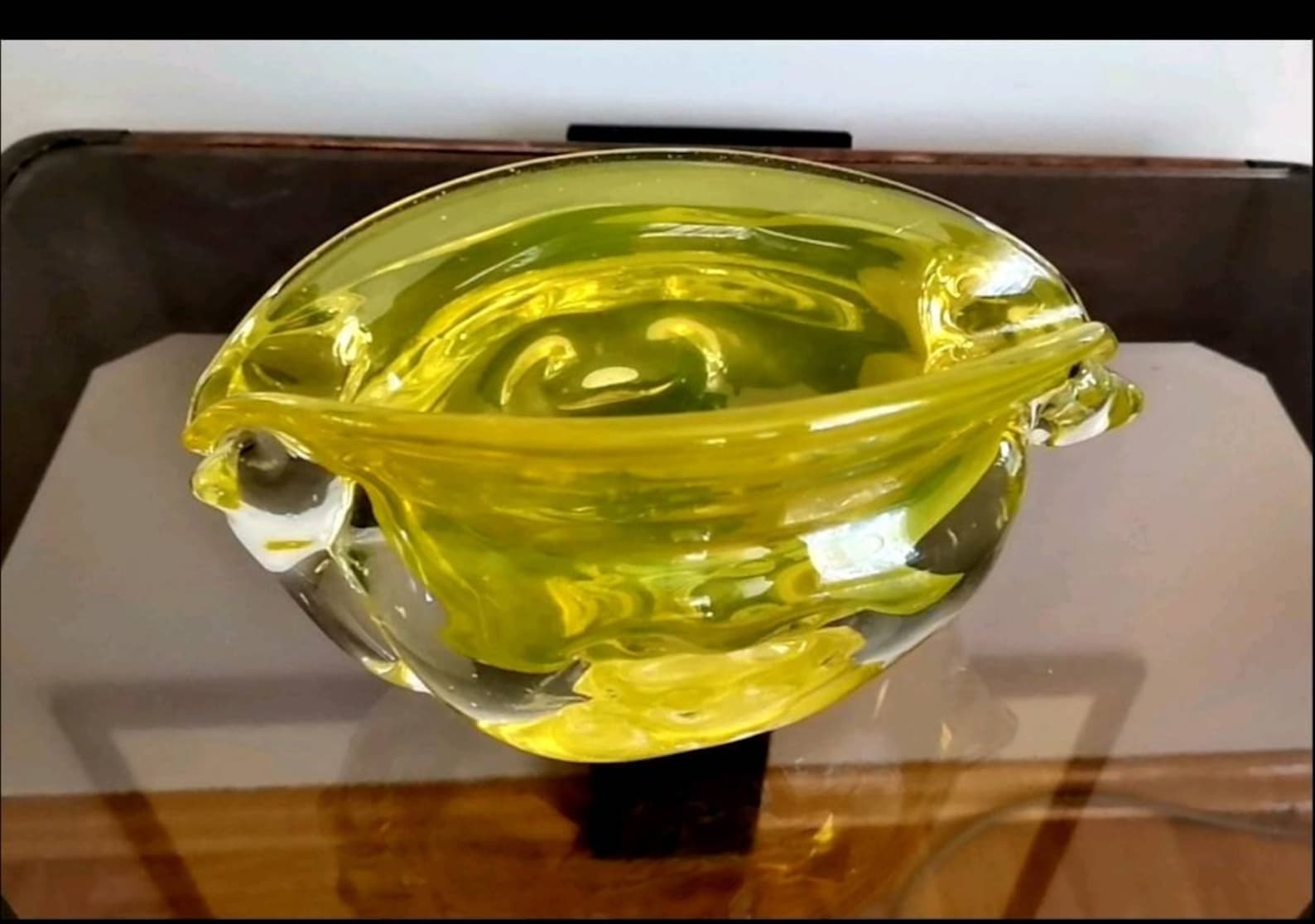 Vintage Murano Italian Art Glass Ashtray / Retro Murano Etsy
