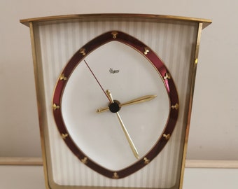 Vintage  Urgos clock - Mid Century Clock/ table or Desk Clock /Mid Century Modern /Home Decor /Retro Clock