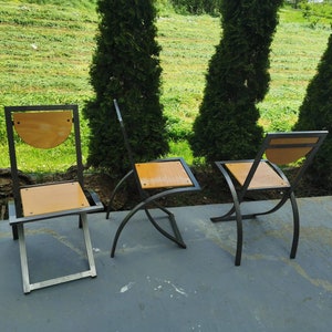 1 of 3 Vintage Sinus Dining Chairs from Kff, Germany 1990s