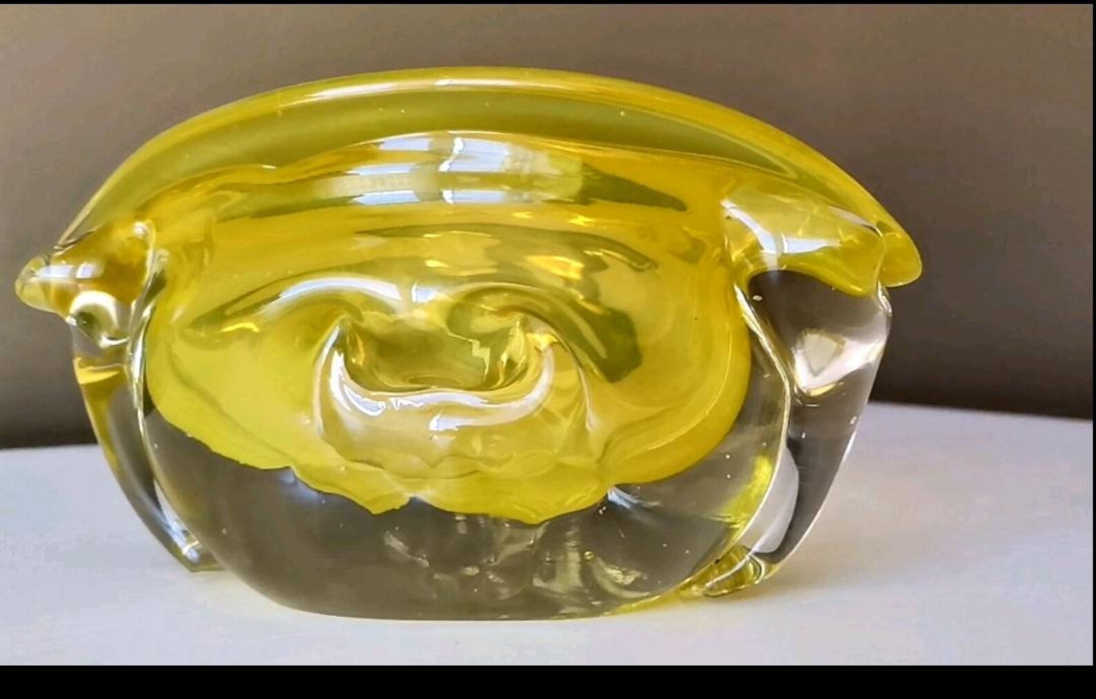 Vintage Murano Italian Art glass Ashtray / Retro Murano Etsy