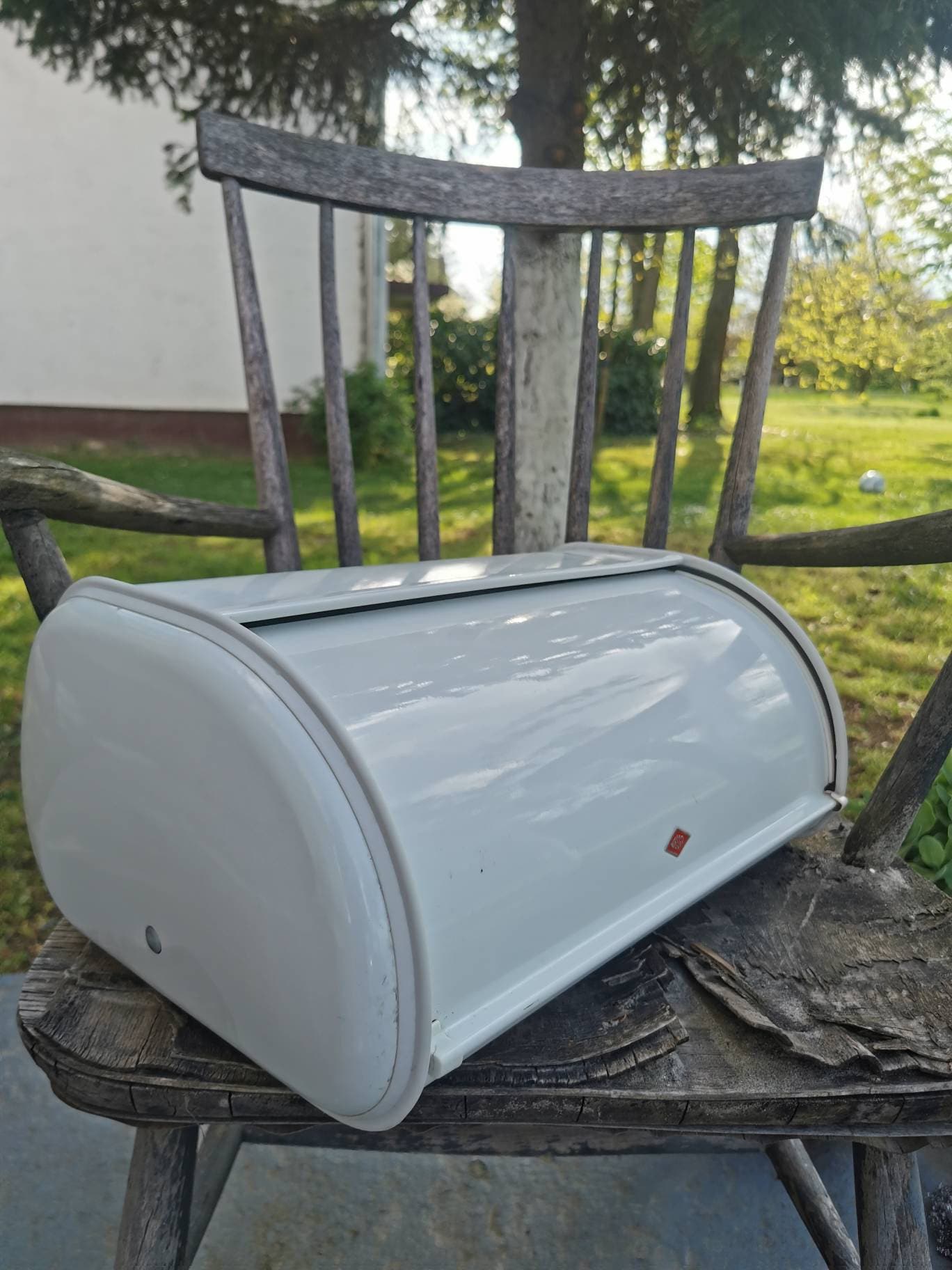 Vintage Wesco Bread Bin 1980s/mid Century Enamel Bread Box/ Etsy