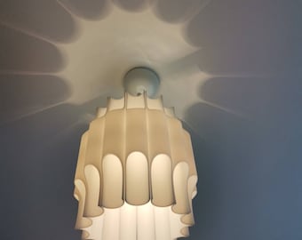 1 of 2 Guzzini Teulade Tube Ceiling light/ Pendant Lamp from Meblo for Guzzini/ /Mid Century /Retro lamp/Ceiling Light /Space Age /70s