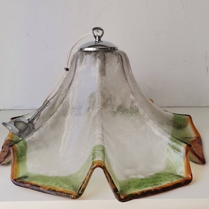 Vintage Murano Chandelier /Mid Century Murano Glass Pendant lamp /Modern lighting from 70s / Home Lighting /Home Decor/Mid Century Modern