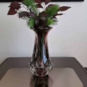 Vintage Murano Glass Vase from 70s / Mid century Murano Glass Vase /Italian Stile image 4