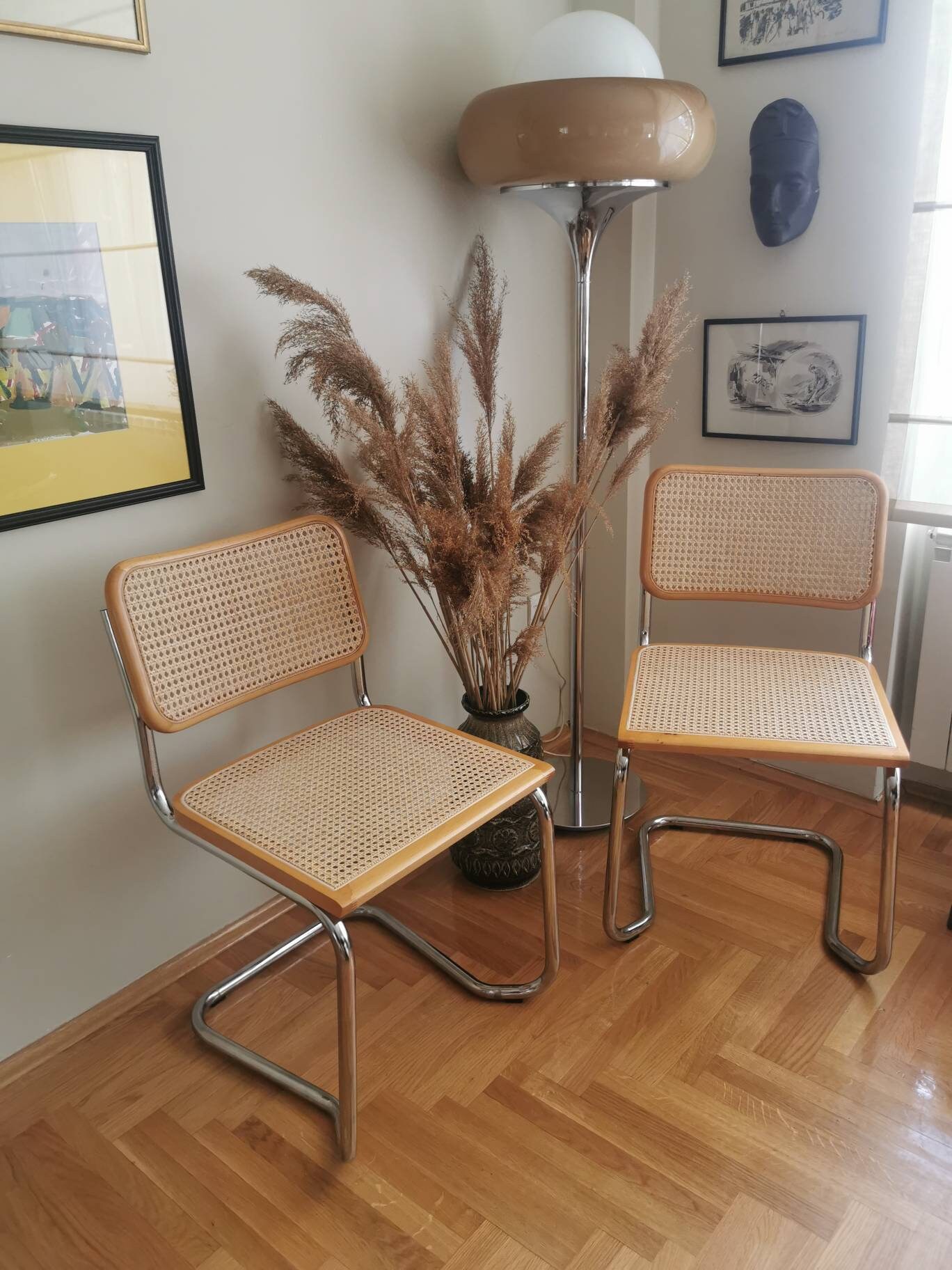 ミッドセンチュリー マルセル・ブロイヤー チェスカ チェア：クローム