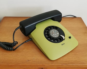 Iskra ETA 80 グリーンフォン：1978年製ユーゴスラビア固定電話 - Etsy 