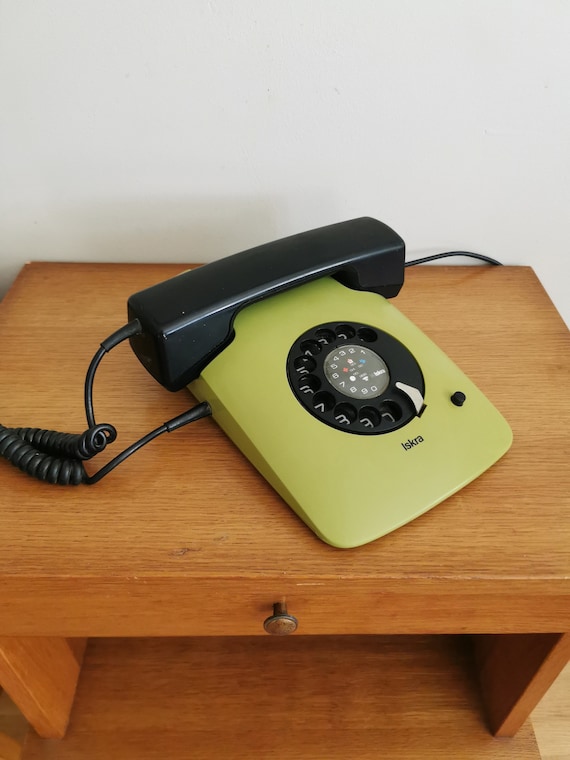 Iskra ETA 80 Green Phone: Vintage 1978 Yugoslavia Landline - Etsy