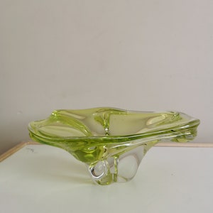 Vintage Murano Italian Art Glass Bowl / Retro Murano Bowl / Mid Century Modern Bowl / Murano Brown Bowl / Mid Century detail / Decor