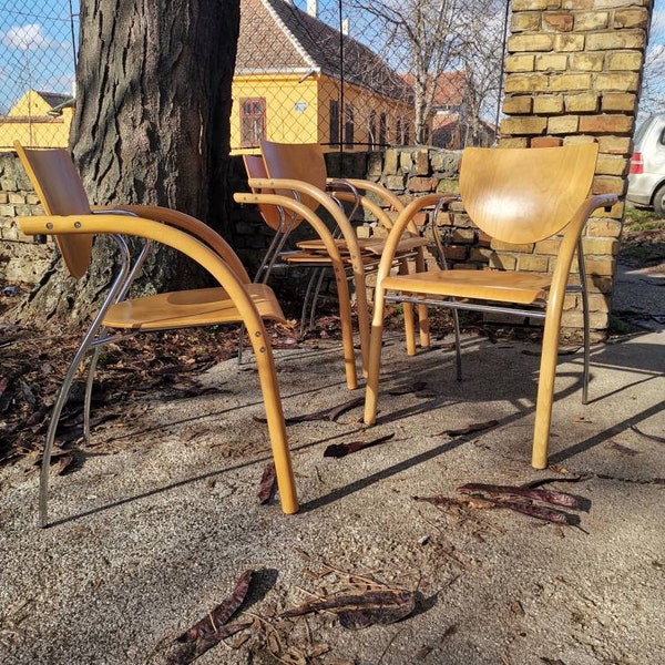 Mid Century Modern Thonet Thonos Chairs / Vintage Thonet Chairs / Retro Dining Chairs / Vintage Home Decor/Bauhaus Style Chair/ Chairs