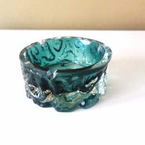 Vintage Czechoslovakia glass Ashtray / Retro Czechoslovakia ashtray/ Mid century ashtray/ ashtray /Home Decor /Mid Century Modern /