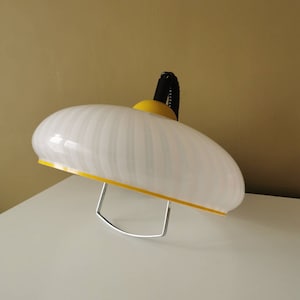 Vintage Plastic Pendant Lamp from 70s / Mid Century Pendant Lamp /Home Lighting /Retro Pendant Lamp /Space Age Light /Space Age Pendant Lamp