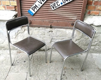 Vintage 1970s Dining Chair: West German Mid-Century Modern