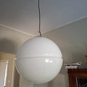 Vintage Meblo for Guzzini  Pendant Lamp/Mid Century Plastic Pendant Lamp/Ceiling Light Harvey Guzzini /Space Age Light/Vintage lighting