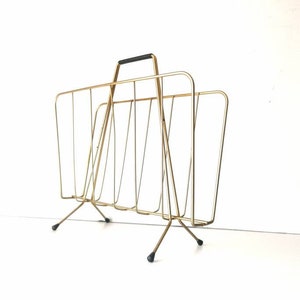 Vintage Magazine Rack/ Newspaper Holder Magazine/Home Decor magazine /Mid Century Magazine stand/from Yugoslavia 1970s/ Book, Newspaper rack