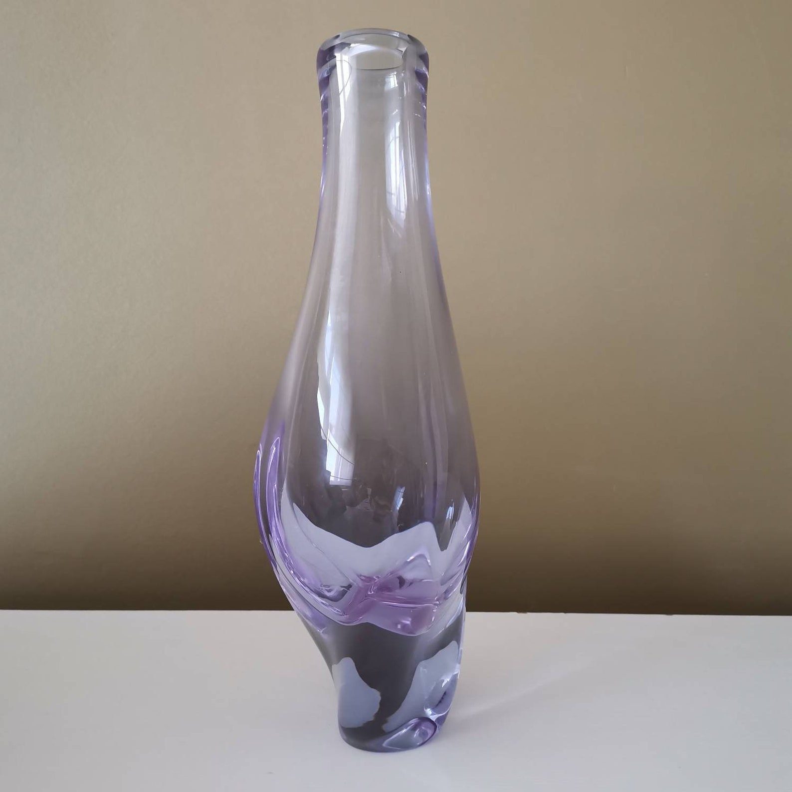 Glass Vases by Miloslav Klinger for Zelezny Brod Etsy