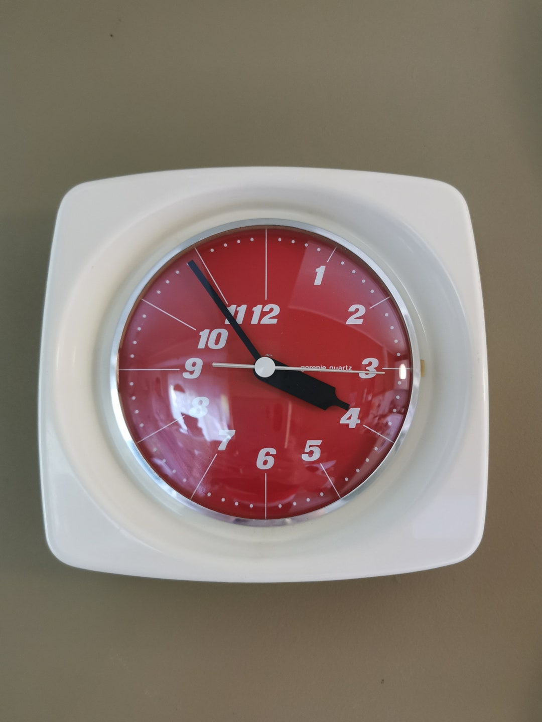 Vintage Wall Clock /gorenje 70s Yugoslavia/ Space Age Clock/ Etsy