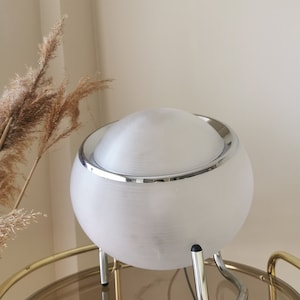 Vintage Harvey Guzzini &quot;Clan&quot; Steh-, Schreibtisch oder Tischlampe aus den 70er Jahren/Space Age Lampe/Mid Century Lampe Meblo für Harvey Guzzini /